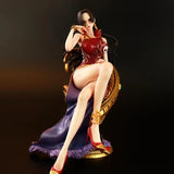 Anime One Piece - Boa Hancock Sitting Girl (Ver. B) Pvc Action Figure Model - oasis figurine