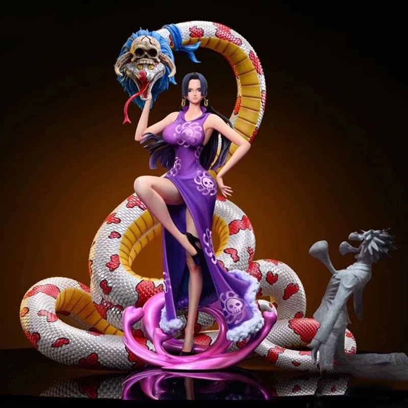 Anime One Piece Figurine - Boa·Hancock Action Figures Leg Lift Snake Lady - oasis figurine