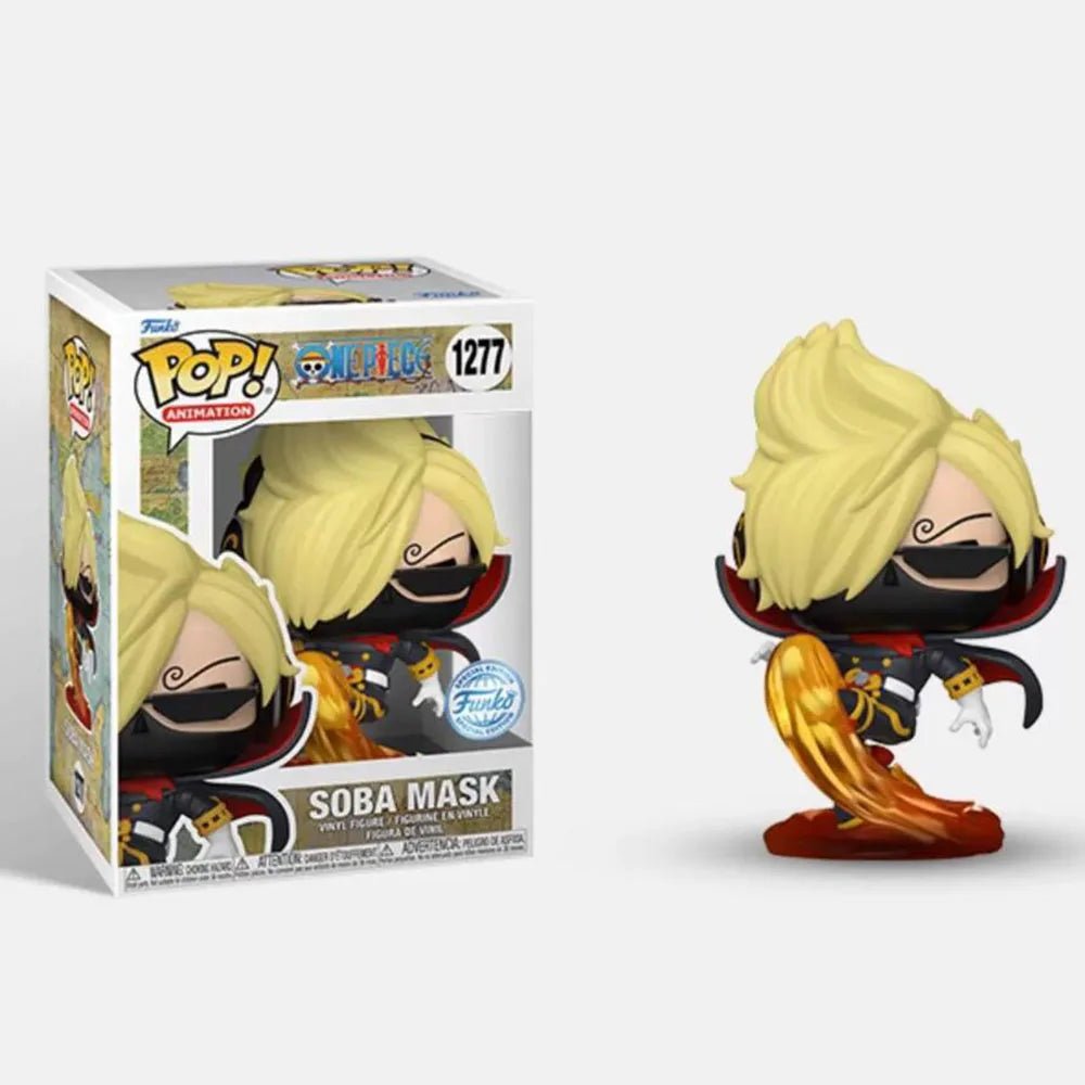 Funko Pop One Piece - Vinsmoke Sanji - Soba Mask Vinyl Action Figures - oasis figurine