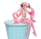 Furyu 5.1" Hatsune Miku Noodle Stopper Figure (Sakura Version) - oasis figurine