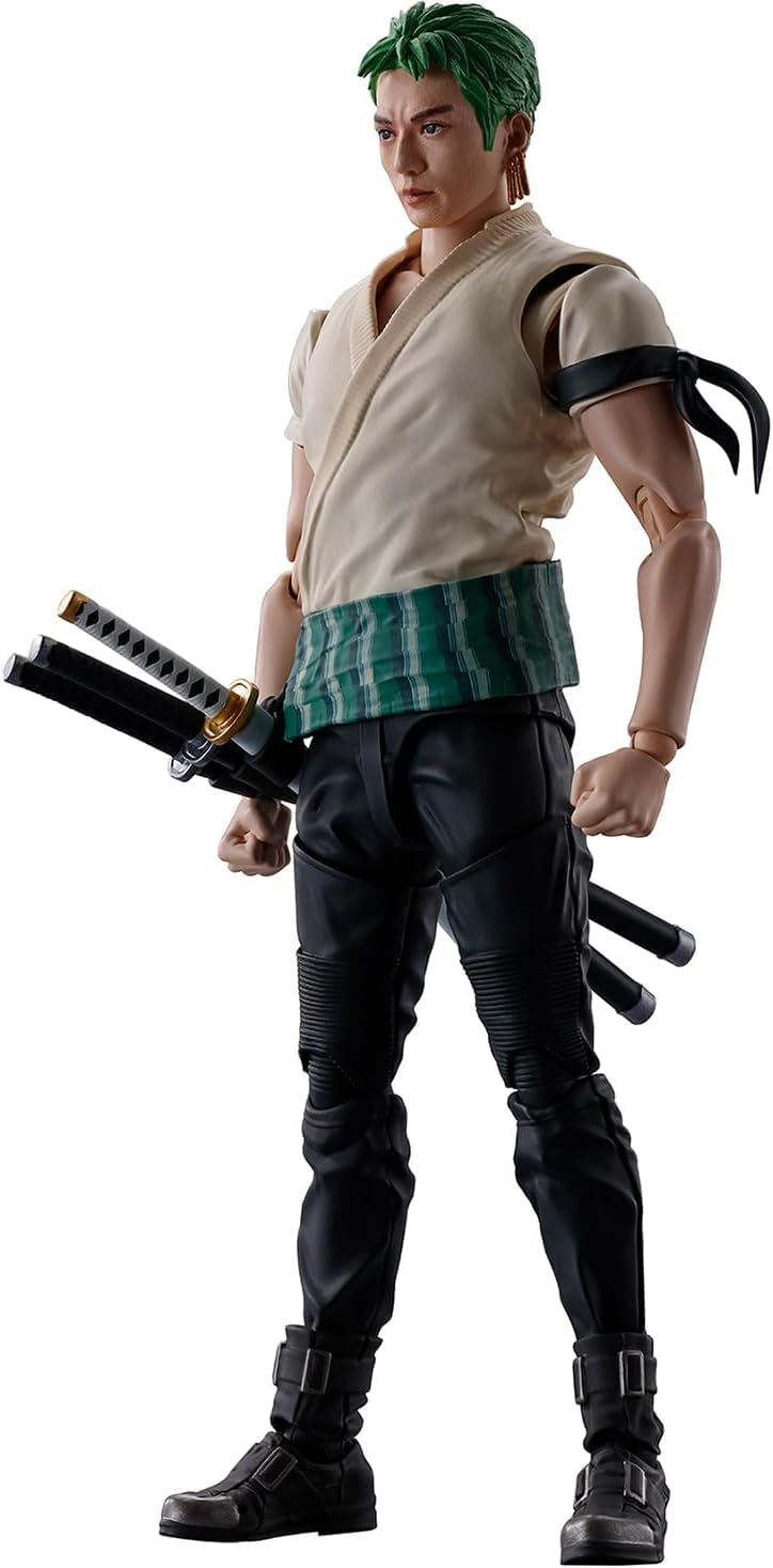 Netflix Series: One Piece - Roronoa Zoro Action Figure - oasis figurine