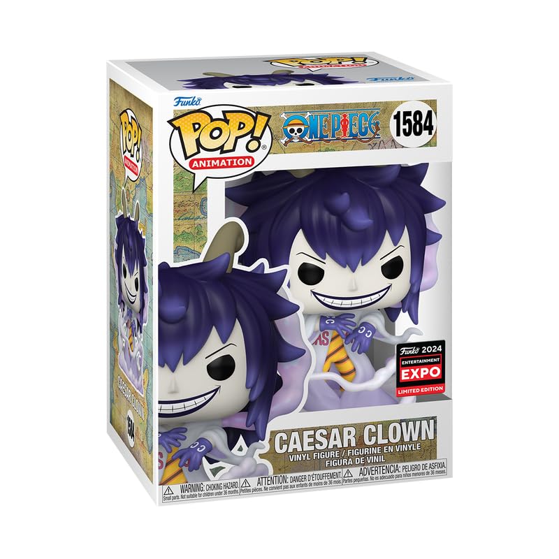 One Piece Caesar Clown Funko Pop Figure – The Mad Scientist Collectible - oasis figurine