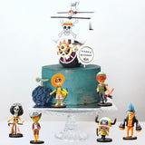One Piece Figures Birthday Party Cake Decoration - oasis figurine