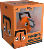 Pochita Vinyl Figure 2.6" - Crying Pochita Collectible from Chainsaw Man Collection - oasis figurine