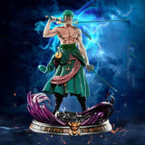 Zoro Action Figure,Three Swords Zoro Anime Character Statue Anime Action Figure PVC Toy Figure Collection Gift for Boys and Girls - oasis figurine